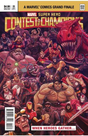 Contest Of Champions 10A published by Marvel with cover art by Marco D’Alfonso