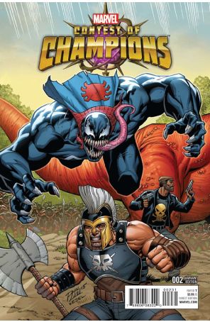 Contest Of Champions 2A published by Marvel with cover art by Ron Lim