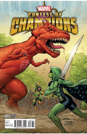 Contest Of Champions 3B published by Marvel with cover art by Ron Lim