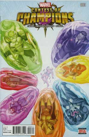 Contest Of Champions 3 published by Marvel with cover art by Paco Medina
