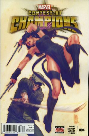 Contest Of Champions 4 published by Marvel with cover art by Victor Ibanez