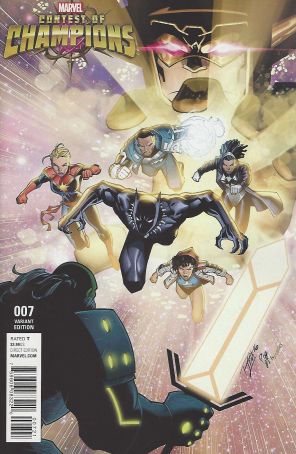 Contest Of Champions 7A published by Marvel with cover art by Ron Lim