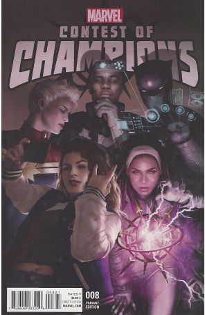 Contest Of Champions 8A published by Marvel with cover art by Rahzzah