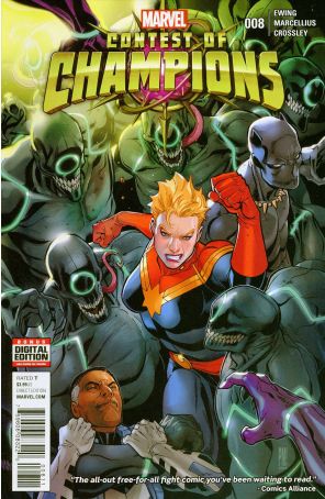 Contest Of Champions 8 published by Marvel with cover art by Paco Medina