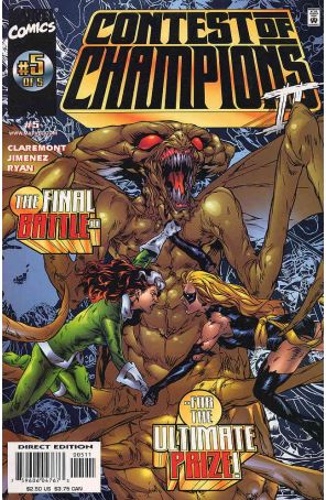 Contest of Champions II 5 published by Marvel with cover art by Oscar Jimenez