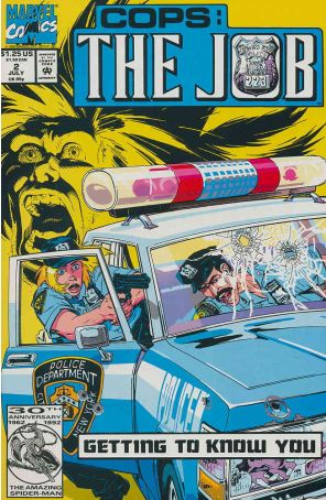 Cops: The Job 2 published by Marvel with cover art by Michael Golden