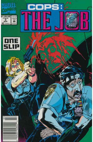 Cops: The Job 3 (Newsstand) published by Marvel with cover art by Michael Golden