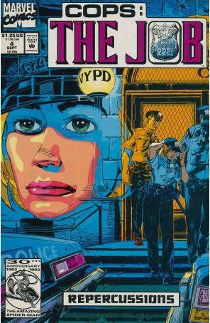 Cops: The Job 4 published by Marvel with cover art by Michael Golden