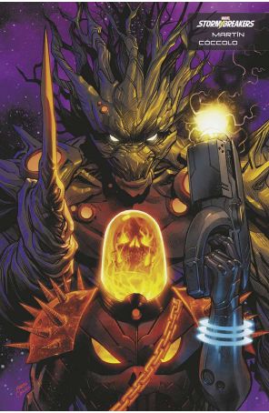 Cosmic Ghost Rider (2nd Series) 2A published by Marvel with cover art by Martin Coccolo