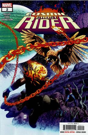Cosmic Ghost Rider (2nd Series) 2 published by Marvel with cover art by Valerio Giangiordano
