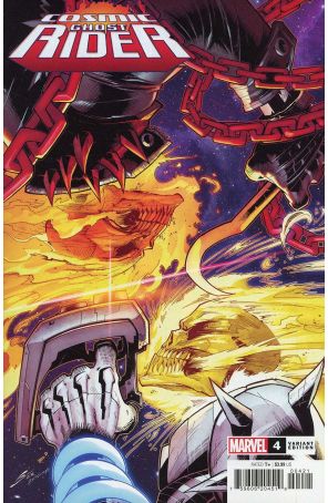Cosmic Ghost Rider (2nd Series) 4A published by Marvel with cover art by Gerardo Sandoval