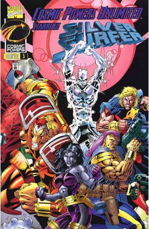 Cosmic Powers Unlimited 5 published by Marvel with cover art by Claudio Castellini