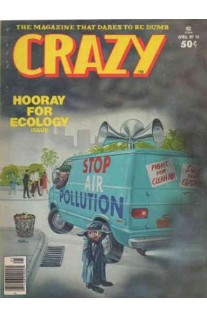 Crazy (Magazine) 24 published by Marvel with cover art by Bob Larkin