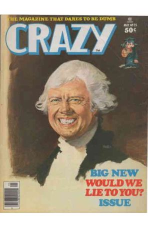 Crazy (Magazine) 25 published by Marvel with cover art by Bob Larkin