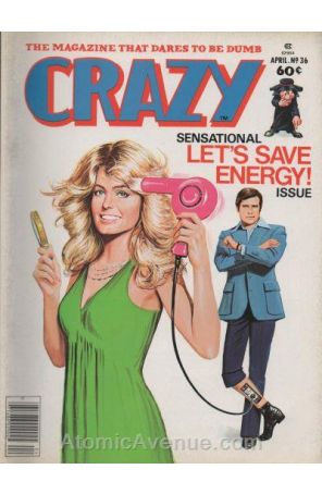 Crazy (Magazine) 36 published by Marvel with cover art by Bob Larkin