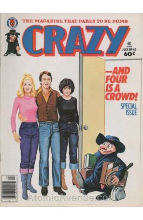 Crazy (Magazine) 40 published by Marvel with cover art by Bob Larkin