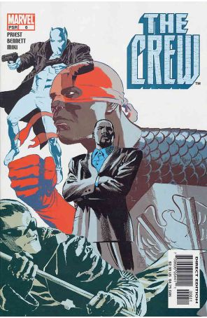 The Crew 6 published by Marvel with cover art by J.H. Williams III