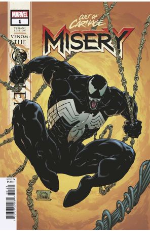 Cult of Carnage: Misery 1A published by Marvel with cover art by Ryan Stegman