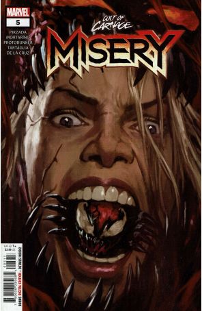 Cult of Carnage: Misery 5 published by Marvel with cover art by “Skan” Srisuwan