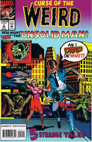 Curse of the Weird 2 published by Marvel with cover art by Rick Altergott