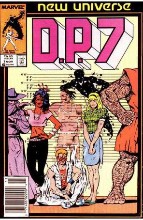 D.P.7 1 (Newsstand) published by Marvel with cover art by Paul Ryan