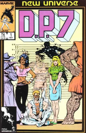 D.P.7 1 published by Marvel with cover art by Paul Ryan