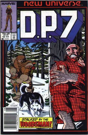 D.P.7 10 (Newsstand) published by Marvel with cover art by Paul Ryan