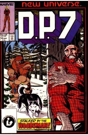 D.P.7 10 published by Marvel with cover art by Paul Ryan