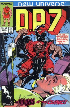 D.P.7 13 published by Marvel with cover art by Paul Ryan