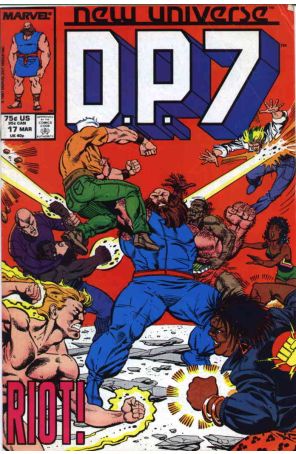 D.P.7 17 published by Marvel with cover art by Paul Ryan