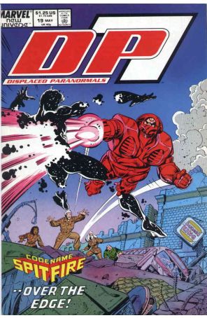 D.P.7 19 published by Marvel with cover art by Paul Ryan