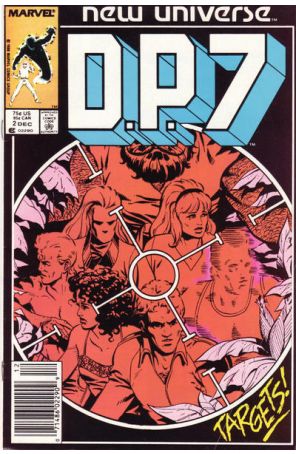 D.P.7 2 (Newsstand) published by Marvel with cover art by Paul Ryan