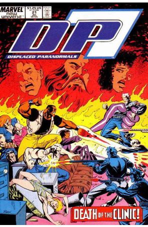 D.P.7 21 published by Marvel with cover art by Paul Ryan