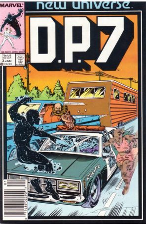 D.P.7 3 (Newsstand) published by Marvel with cover art by Paul Ryan