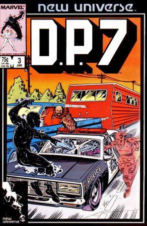 D.P.7 3 published by Marvel with cover art by Paul Ryan