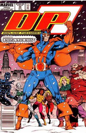 D.P.7 30 (Newsstand) published by Marvel with cover art by Paul Ryan