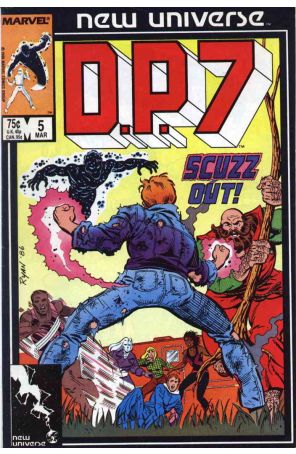 D.P.7 5 published by Marvel with cover art by Paul Ryan