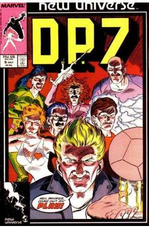 D.P.7 9 published by Marvel with cover art by Paul Ryan