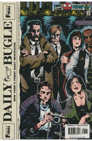 Daily Bugle 1 published by Marvel with cover art by Karl Kerschl