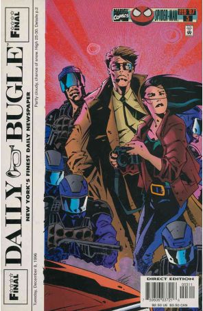 Daily Bugle 3 published by Marvel with cover art by Karl Kerschl