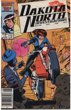 Dakota North 1 (Newsstand) published by Marvel with cover art by Tony Salmons