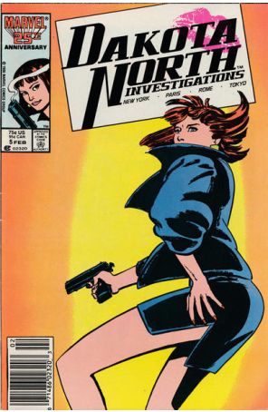 Dakota North 5 (Newsstand) published by Marvel with cover art by Tony Salmons