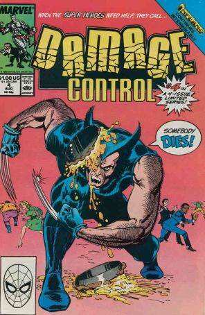 Damage Control (Vol. 1) 4 published by Marvel with cover art by Ernie Colón