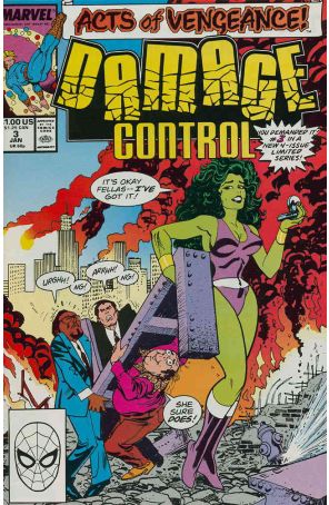 Damage Control (Vol. 2) 3 published by Marvel with cover art by Ernie Colón