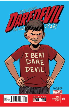 Daredevil (3rd Series) 28 published by Marvel with cover art by Chris Samnee