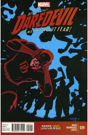 Daredevil (3rd Series) 29 published by Marvel with cover art by Chris Samnee