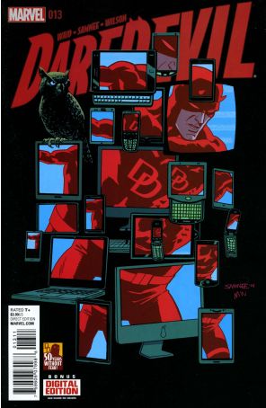 Daredevil (4th Series) 13 published by Marvel with cover art by Chris Samnee