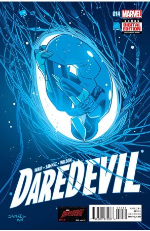 Daredevil (4th Series) 14 published by Marvel with cover art by Chris Samnee