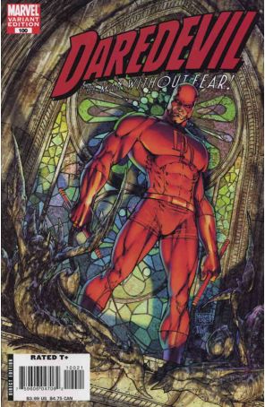 Daredevil (Vol. 2) 100B published by Marvel with cover art by Michael Turner