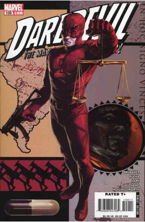 Daredevil (Vol. 2) 109 published by Marvel with cover art by Marko Djurdjevic